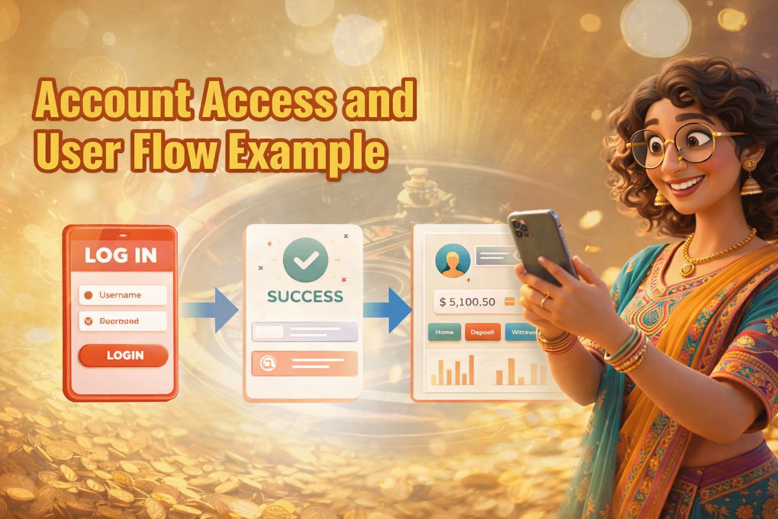 Account Access and User Flow Example