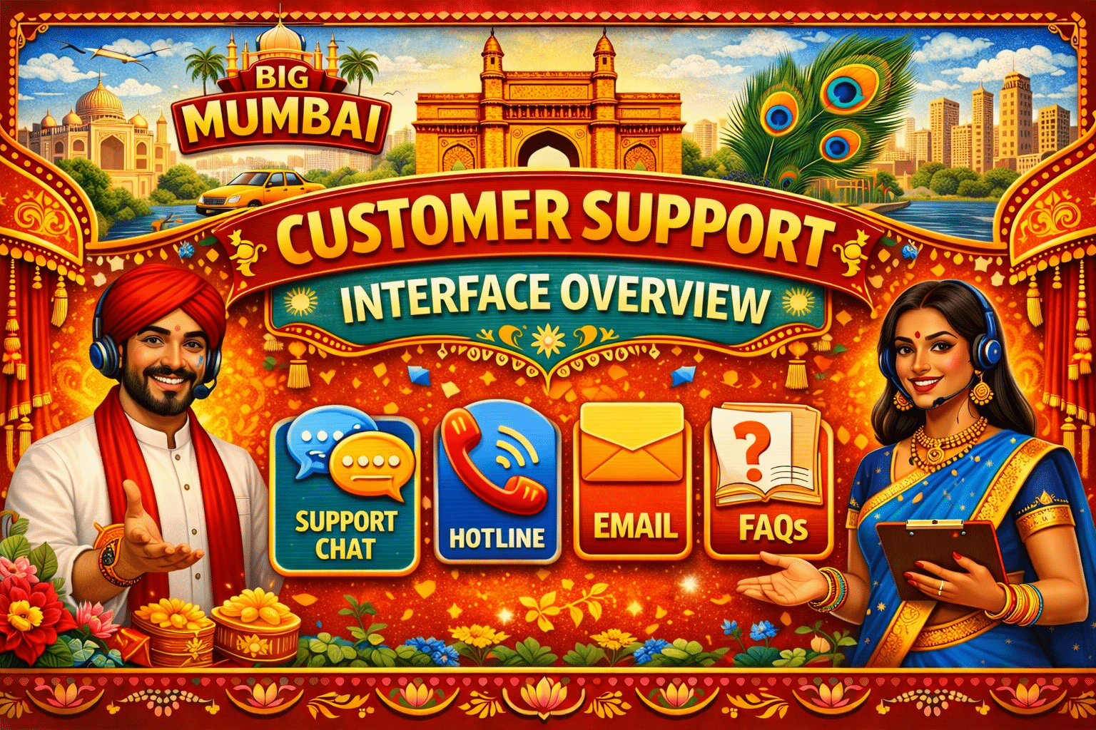 Customer Support Interface Overview